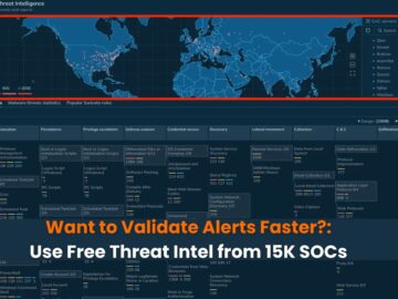 Want to Validate Alerts Faster? Use Free Threat Intelligence from 15K SOCs