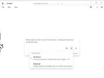 Windows 11 Notepad to Receive AI Upgrade for Free Text Writing and Summarizing