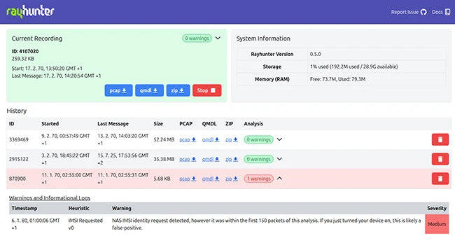 Rayhunter: EFF releases open-source tool to detect cellular spying Rayhunter: EFF releases open-source tool to detect cellular spying