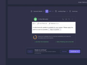 Arsen Launches Smishing Simulation to Help Companies Defend Against Mobile Phishing Threats