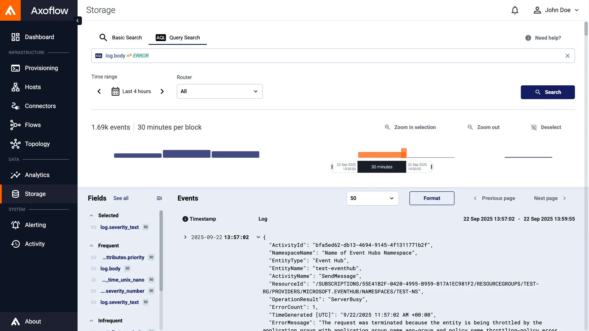 Axoflow Security Data Layer unifies data pipeline, storage, and analytics for security team Axoflow Security Data Layer unifies data pipeline, storage, and analytics for security team