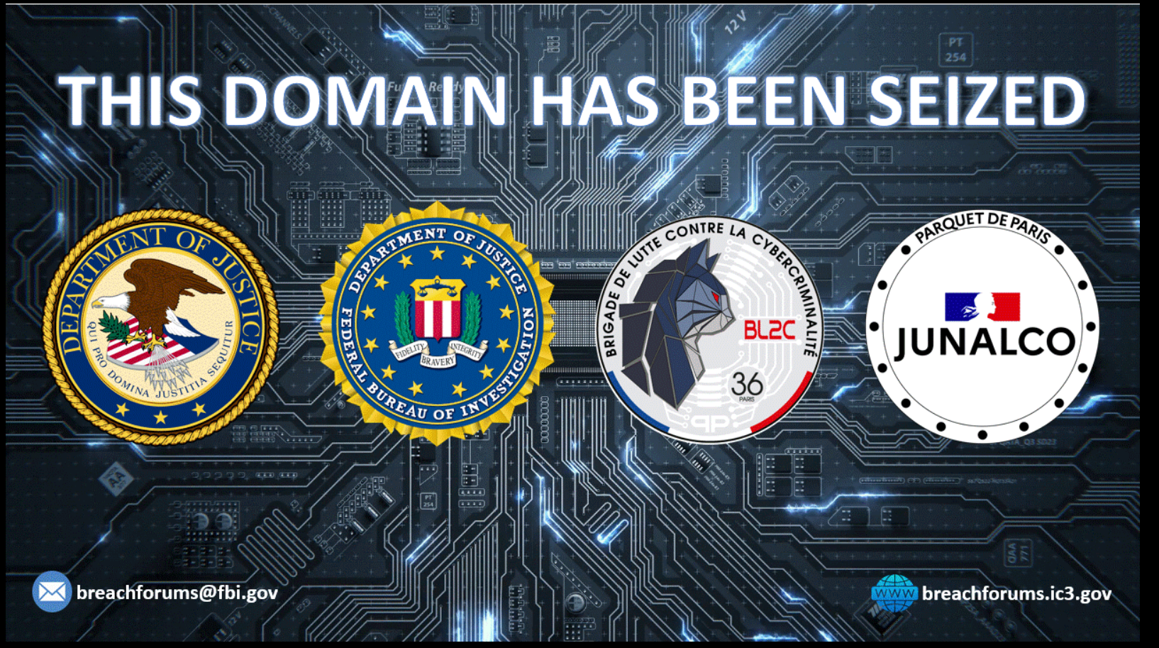 BreachForums Seized By FBI Amid Salesforce Leak Threats BreachForums seizure notice