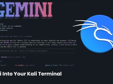 Gemini CLI to Your Kali Linux Terminal To Automate Penetration Testing Tasks