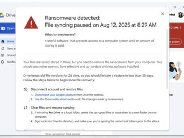 Google Workspace adds AI ransomware detection and sync pausing for Drive