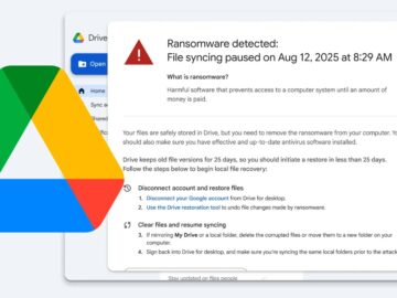 New Google Drive Desktop Feature adds AI-powered Ransomware Detection to Prevent Cyberattacks