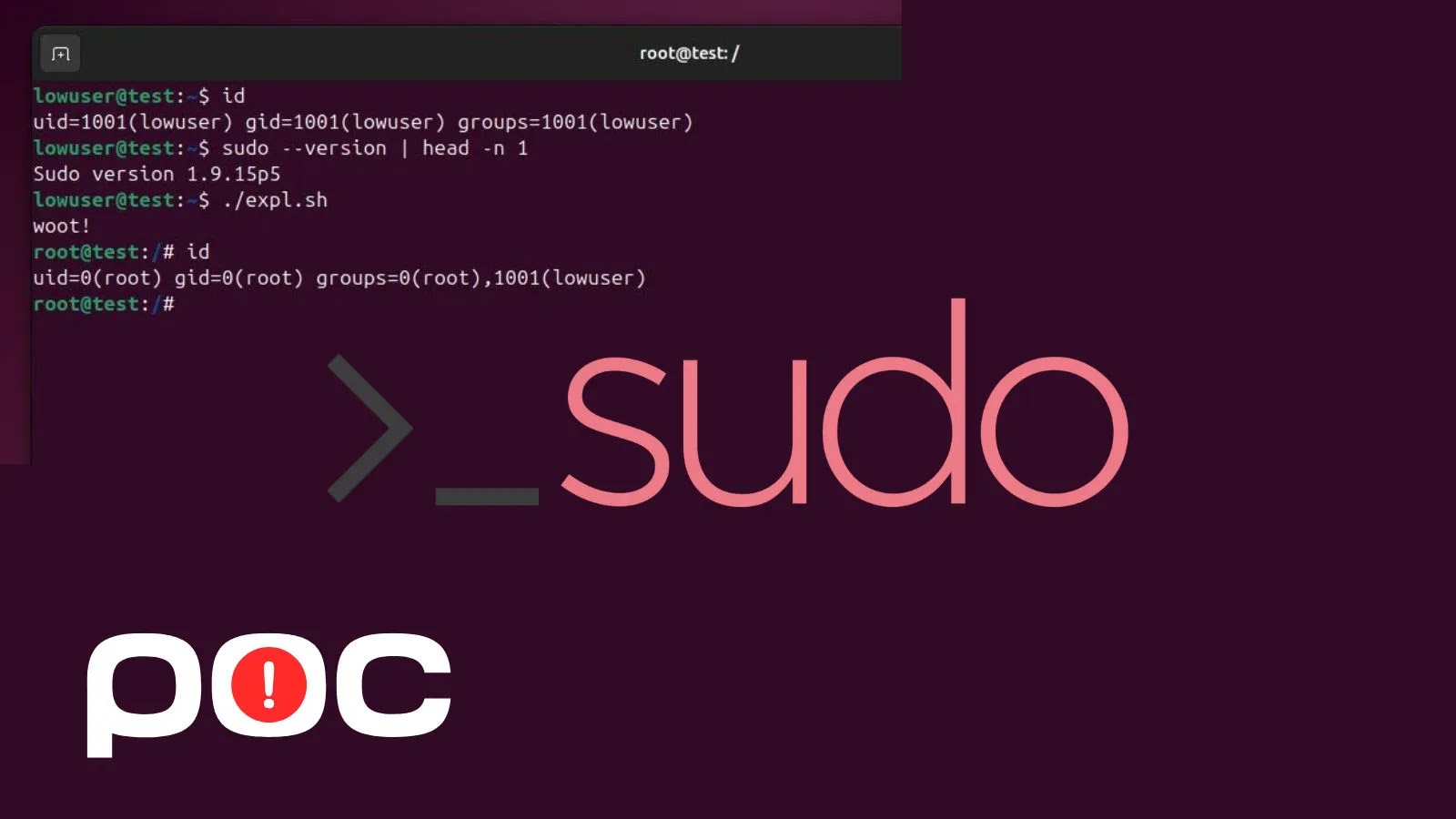 New PoC Exploit Released for Sudo Chroot Privilege Escalation Vulnerability New PoC Exploit Released for Sudo Chroot Privilege Escalation Vulnerability