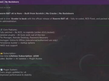 New XWorm V6 Variant Injects Malicious Code into a Legitimate Windows Program