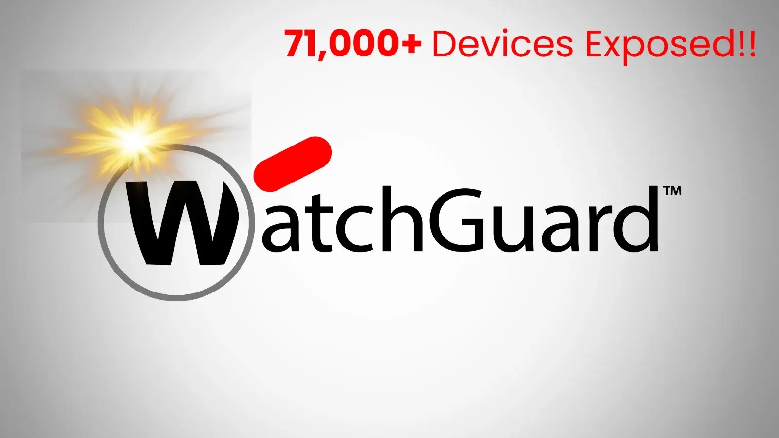 Over 71,000 WatchGuard Devices Exposed to Remote Code Execution Attacks
