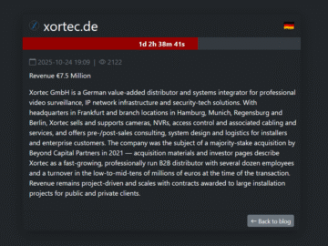 Safepay ransomware group claims the hack of professional video surveillance provider Xortec