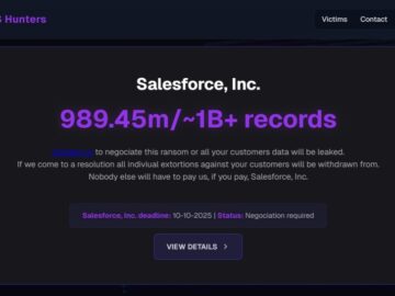 Scattered LAPSUS$ Hunters Claim Salesforce Breach, 1B Records, 39 Firms Listed