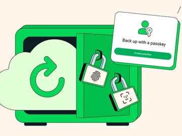 WhatsApp now lets you secure chat backups with passkeys WhatsApp now lets you secure chat backups with passkeys