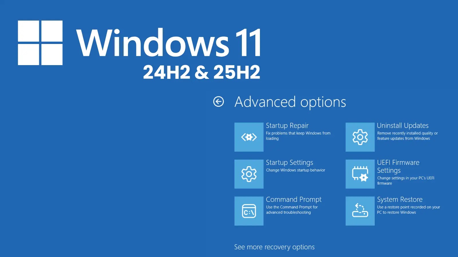 Windows 11 24H2/25H2 Update Blocks Mouse and Keyboard in Recovery Mode Windows 11 24H2/25H2 Update Blocks Mouse and Keyboard in Recovery Mode