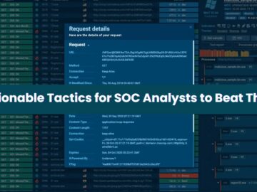 5 Actionable Tactics for SOC Analysts 5 Actionable Tactics for SOC Analysts