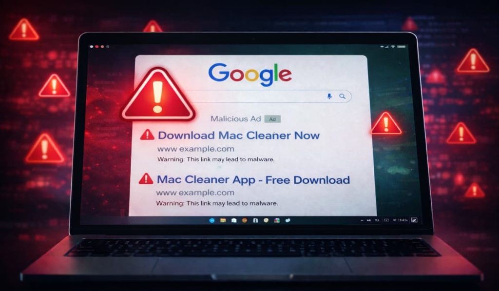 Malicious Google Ads Target Mac Users with Fake Mac Cleaner Pages