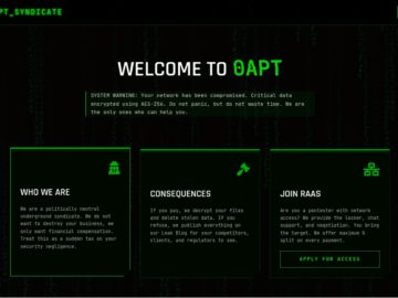 New Cybercrime Group 0APT Accused of Faking Hundreds of Breach Claims